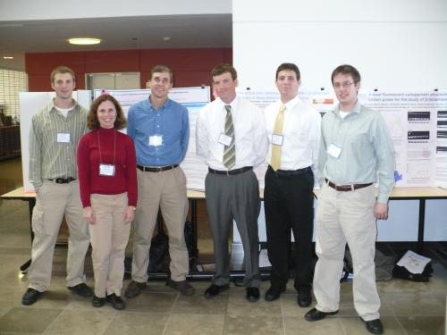 Dave Leonard, Rachel Powers and students at MECC